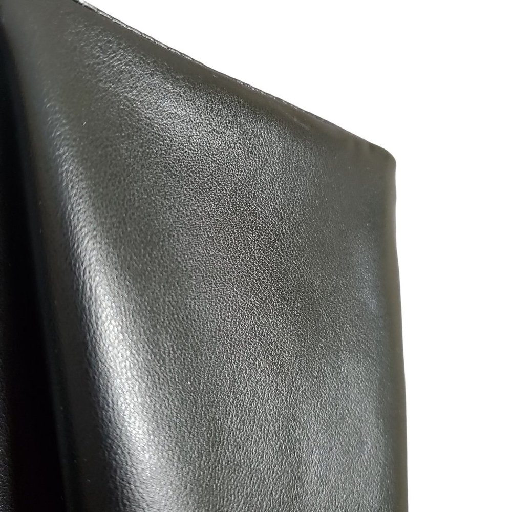 Frederick's of Hollywood Size 20 Skirt PVC Polyurethane Back Zip Pencil Black - Picture 4 of 4